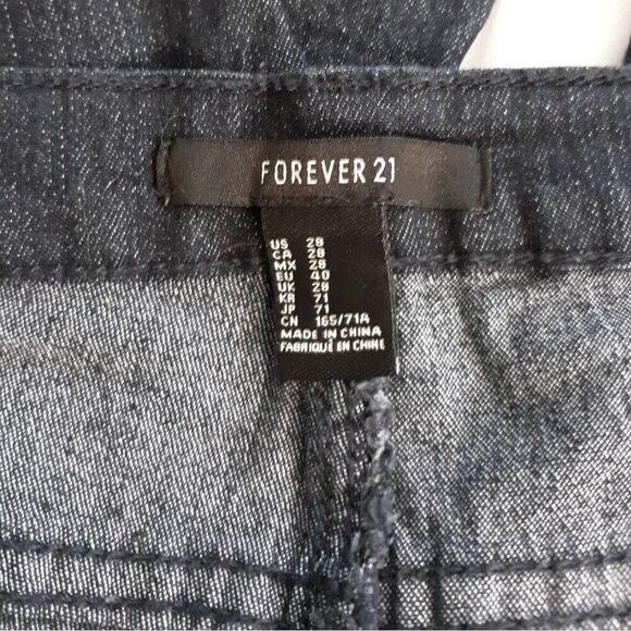 Forever 21 dark denim jeans 28 - Picture 7 of 7